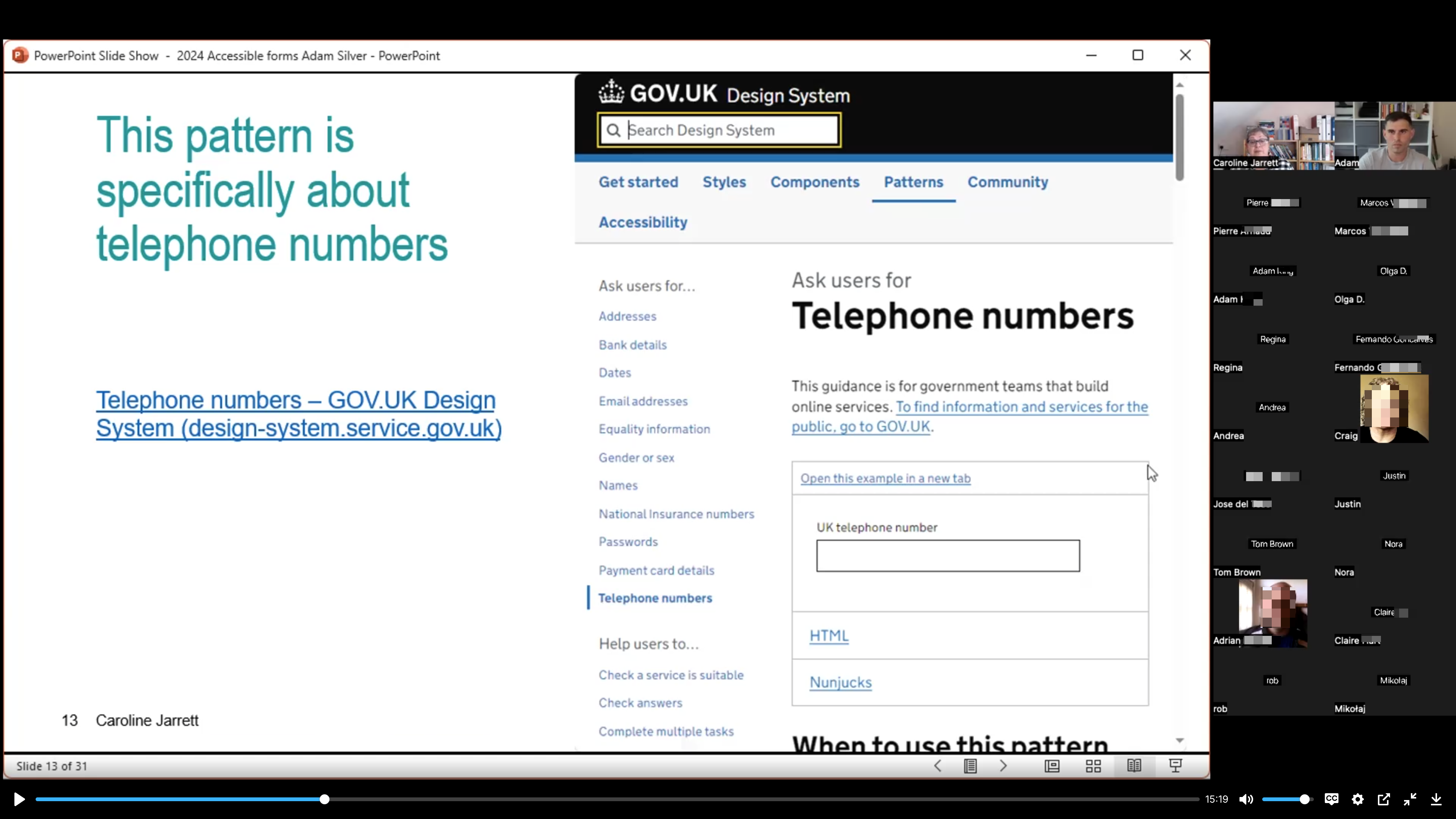 Slide from Carloline’s webinar